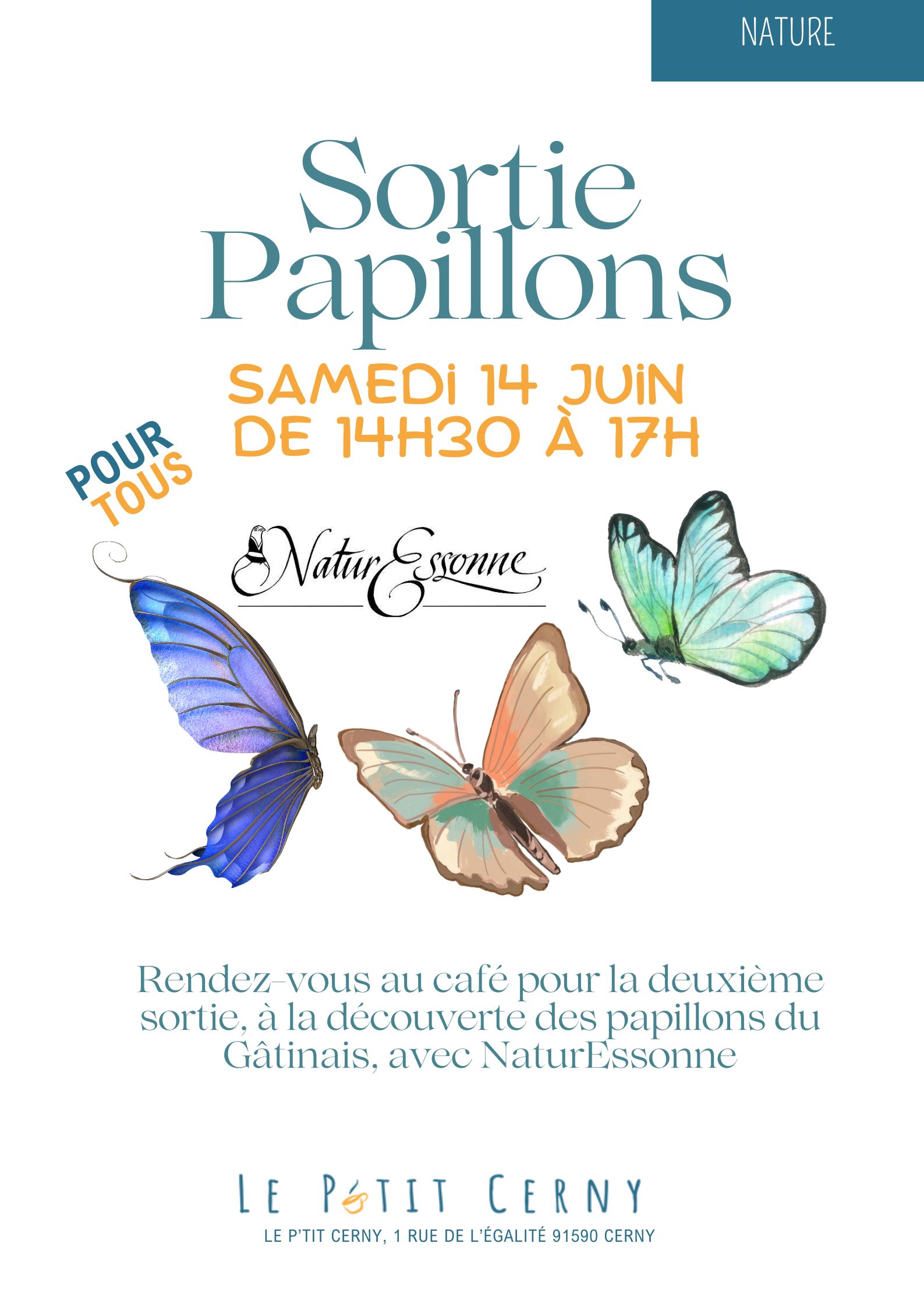 AFFICHES papillon JUIN 25