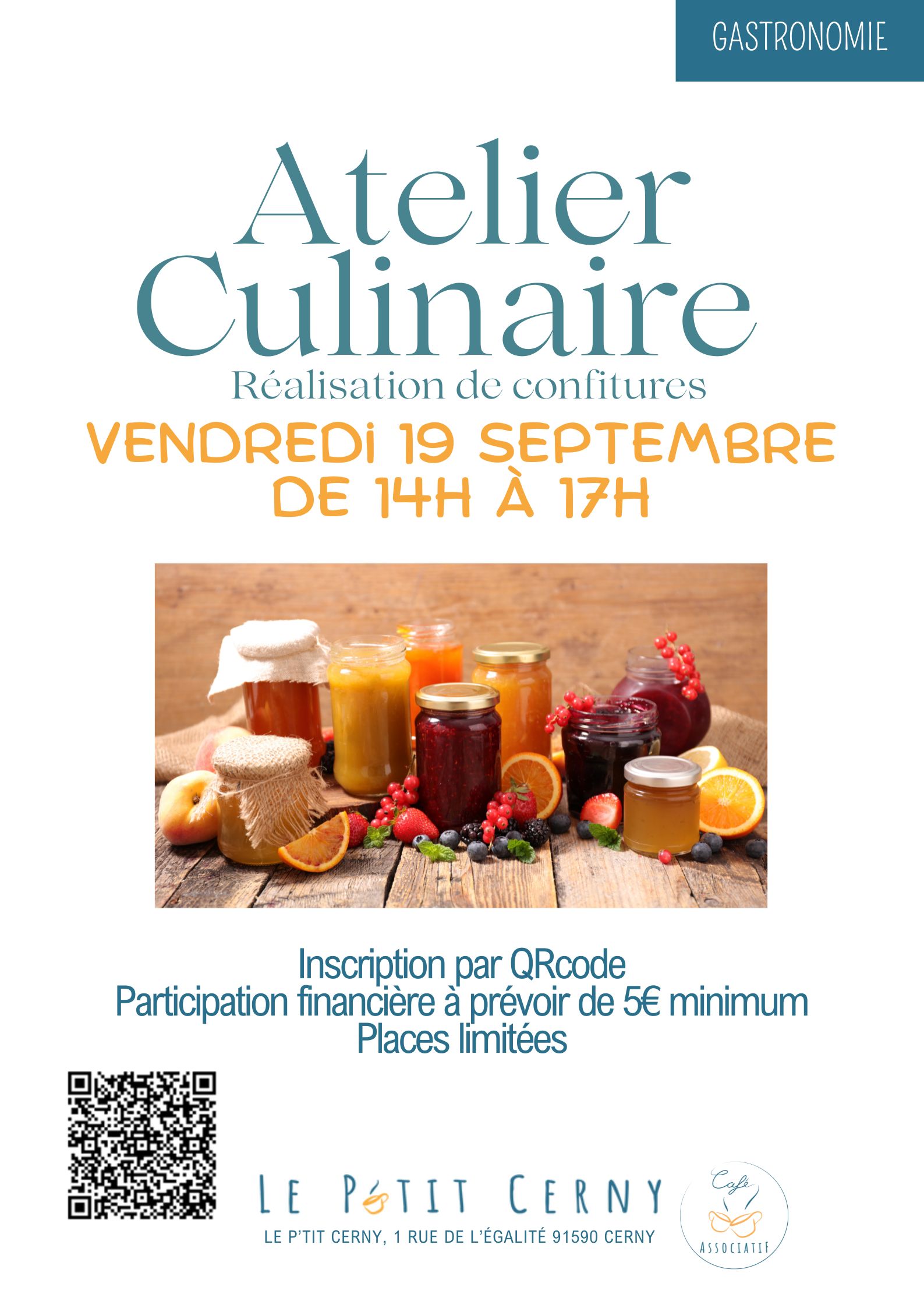 AFFICHES 19 SEPT 25 atelier culinaire