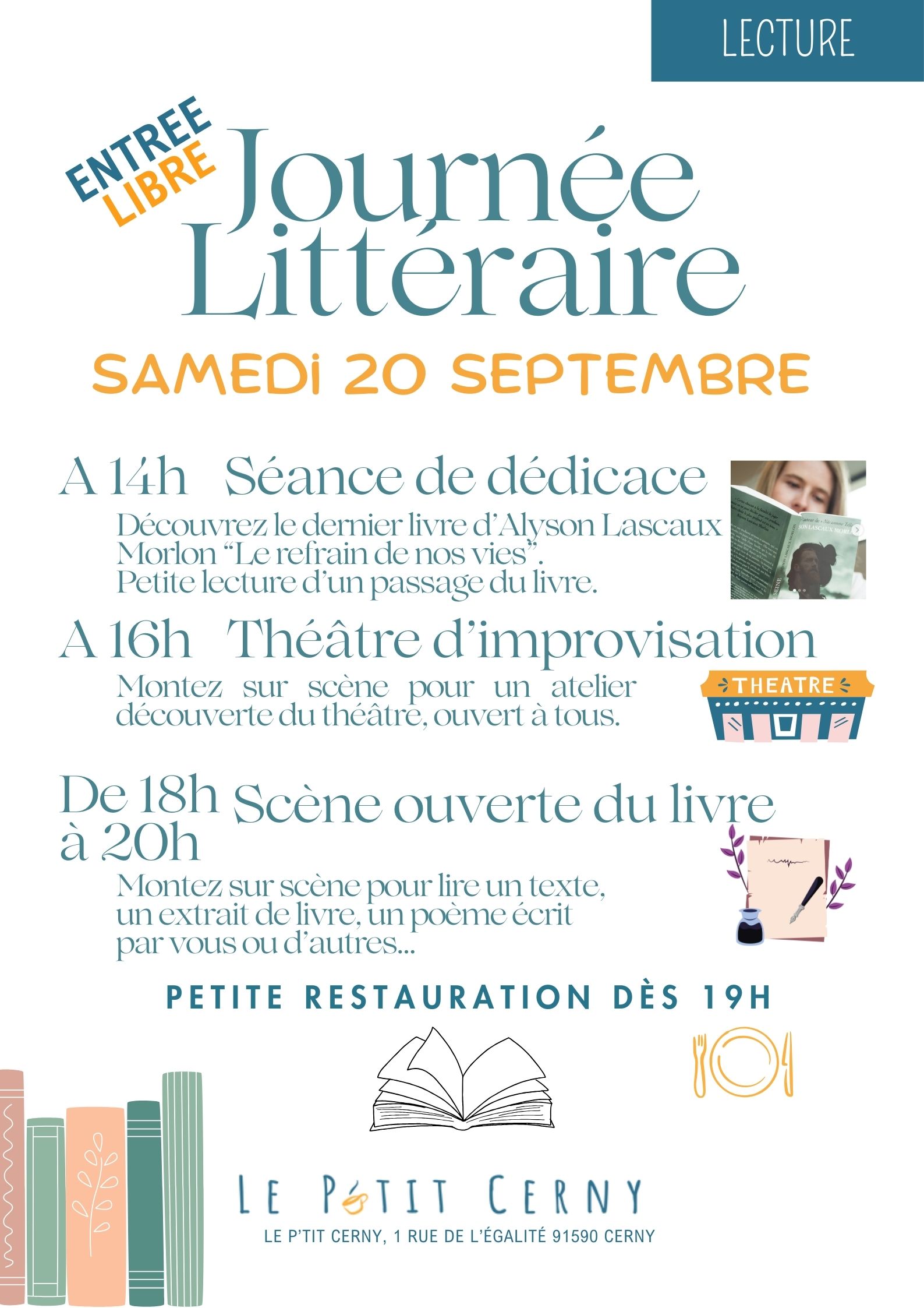 AFFICHES SALON LIVRE SEPT 25