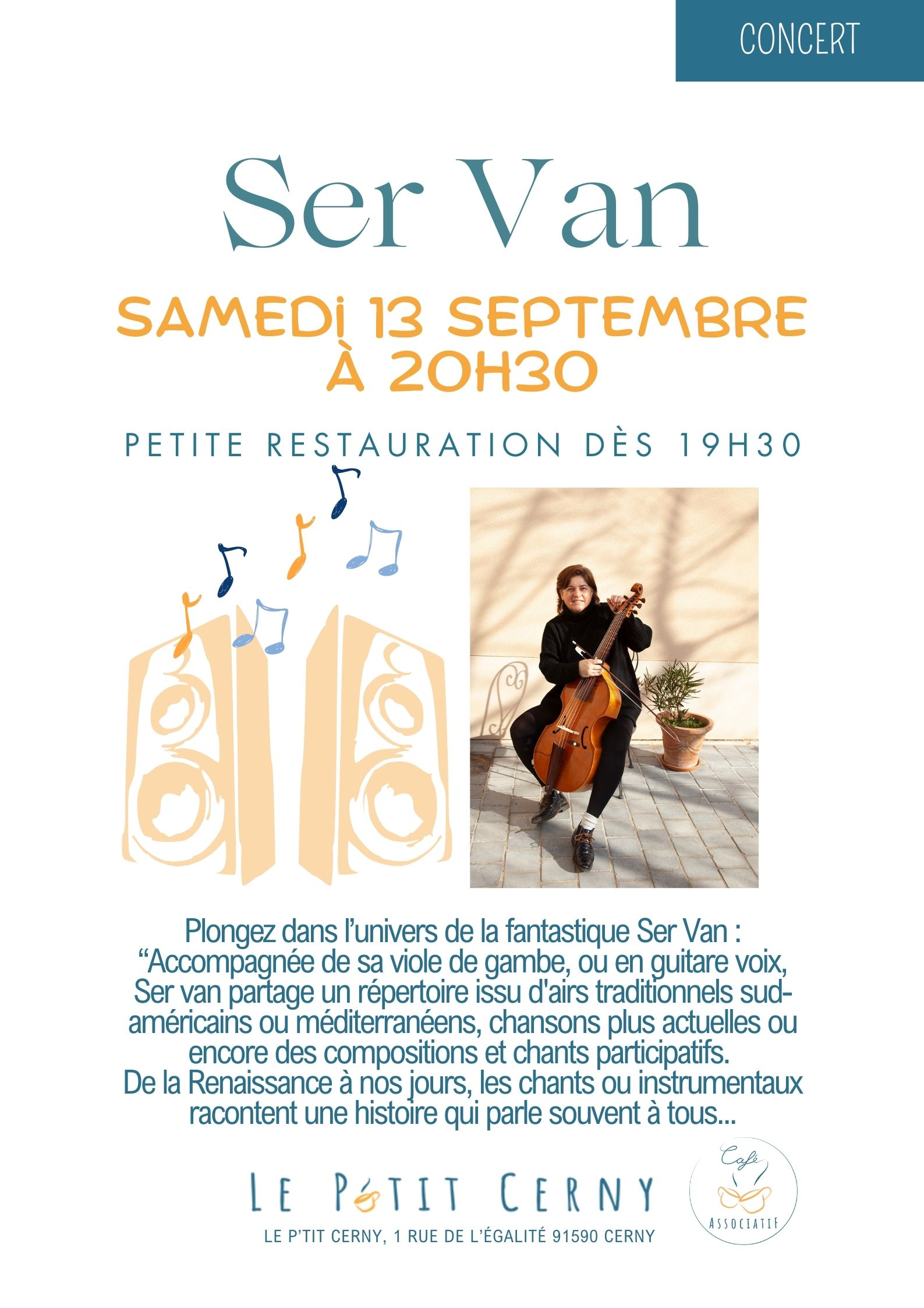 AFFICHES concert SerVan