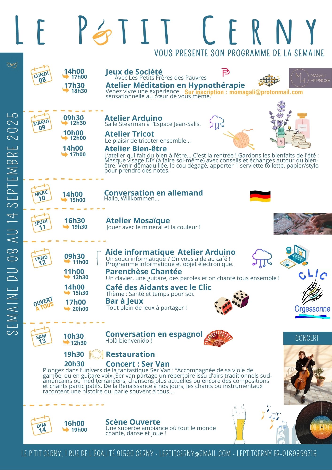 LH SEMAINE 8 au 14 SEPT 25