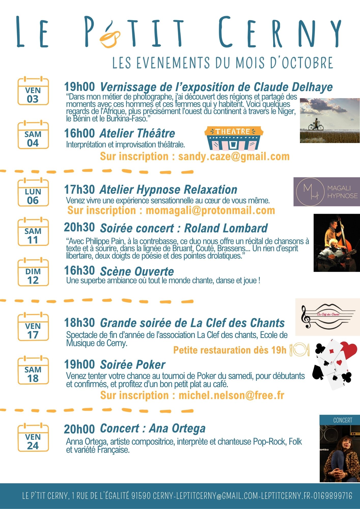 AFFICHE DU MOIS OCTOBRE